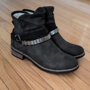 Rieker Antistress Fleece Lined Zip Boots Size 40/9